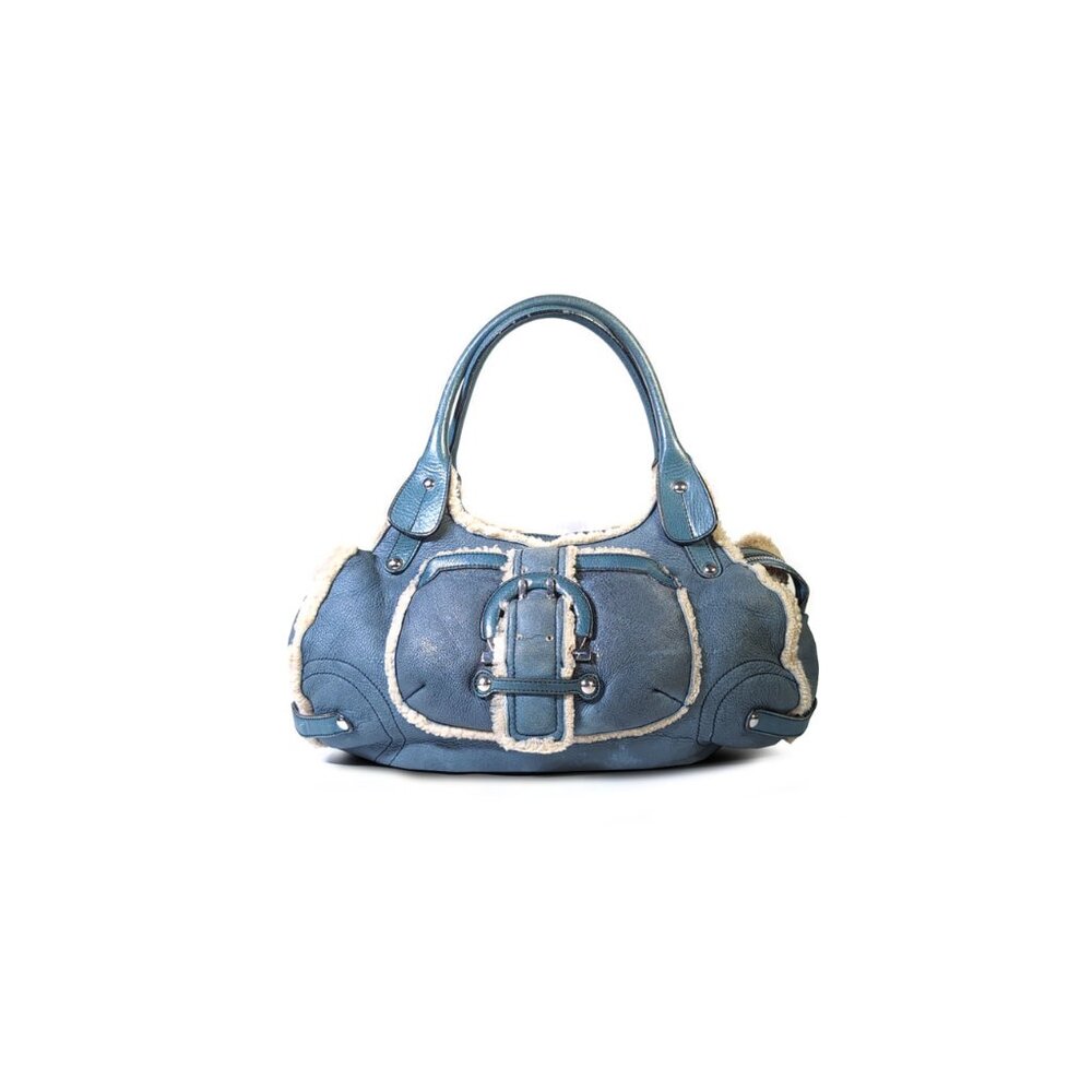 SALVATORE FERRAGAMO Handbag | SHEARLING HOBO SATCHEL